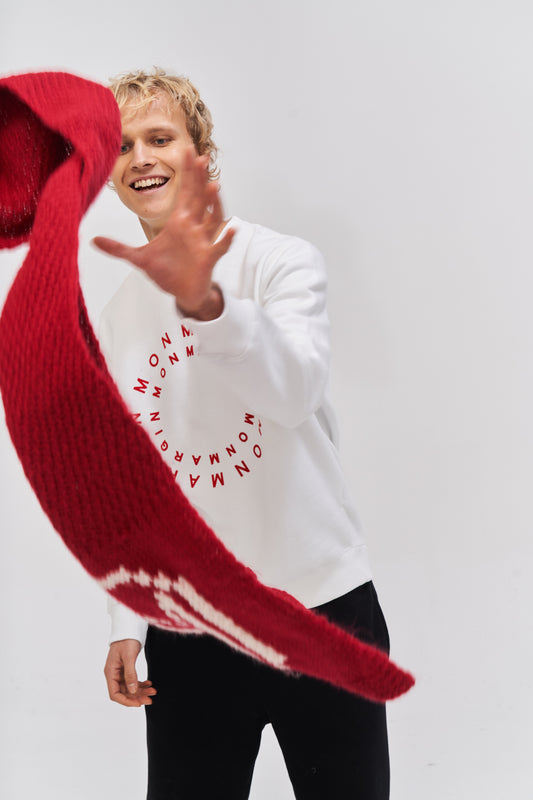 Maxi Schal mit Motiv