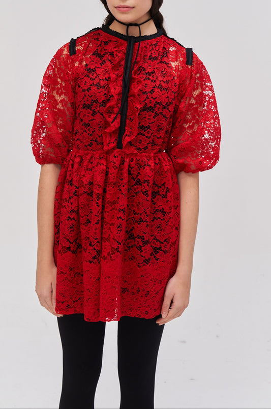 Kurzes_Kleid_mit_3_4_ArmI MON MARGIN